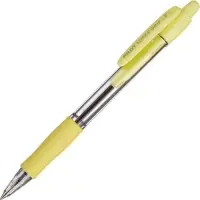 Ручка шариковая Pilot. Super Grip, автоматическая, синий стержень BPGP-10R-F (Y), узел 0.7 мм, на масляной основе, резиновый упор