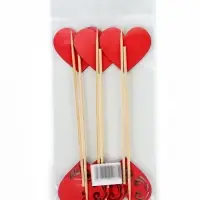 Шпажки для канапе «Сердечки ажур», 6 шт Шпажки для канапе «Сердечки ажур», 6 шт