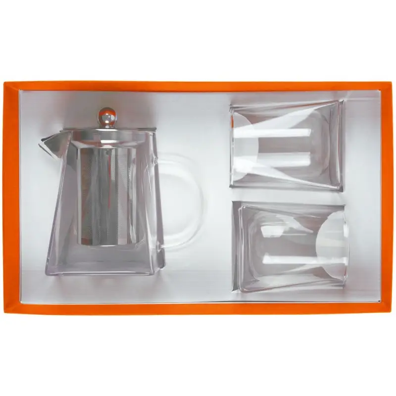 Чайный набор Quadroni в оранжевой коробке