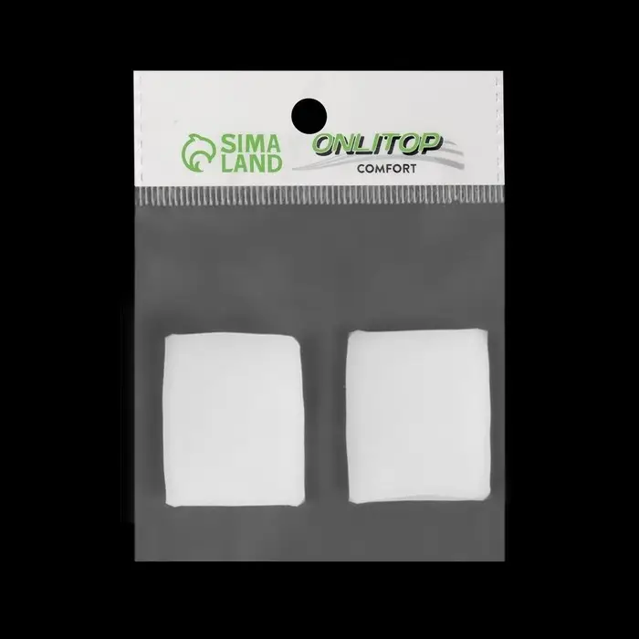 Напальчники для больших пальцев ног, силиконовый, 3.5×3.5×1.5 см, пара, белые Напальчники для больших пальцев ног, силиконовый, 3.5×3.5×1.5 см, пара, белые