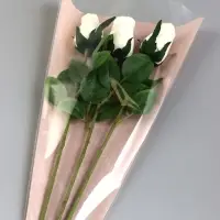 Пакет цветочный Конус, розовый, 28×9×44 см±1 см