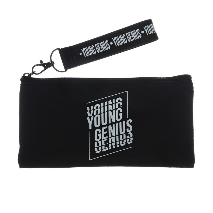 Пенал мягкий, 1 отделение, 100 х 195 мм, плоский,светоотражающий элемент, Феникс Пенал мягкий, 1 отделение, 100 х 195 мм, плоский,светоотражающий элемент, Феникс "Твои правила" чёрный 61333