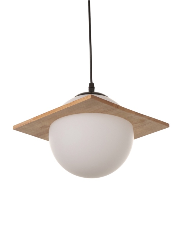 Светильник BayerLux ЭКО Светильник BayerLux ЭКО "Лакки" 1х40Вт Е27 черный/коричневый 23х23х100см