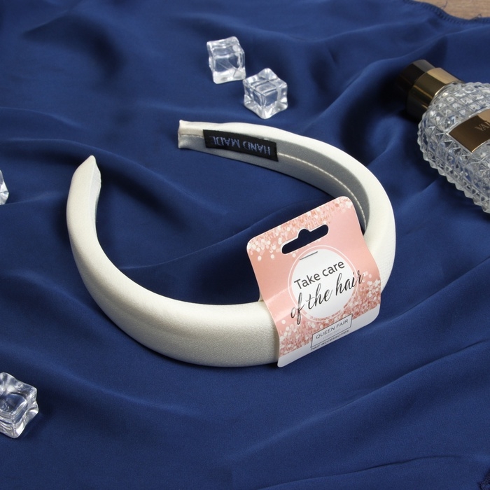 Ободок для волос Ободок для волос "Жаннет" классик глянец, 3 см, бежевый