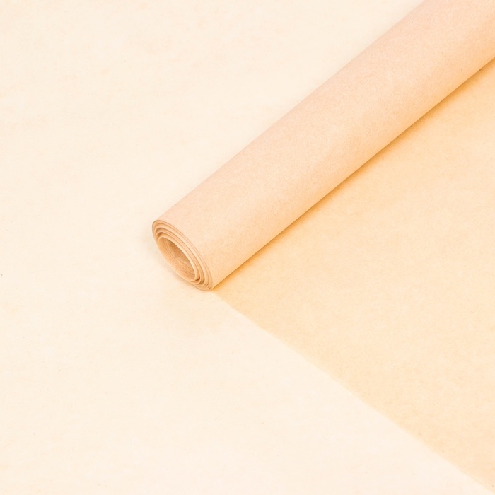 Пергамент флористический  Пергамент флористический "Бежевый" 0,6 х 10 м, 52 г/м2