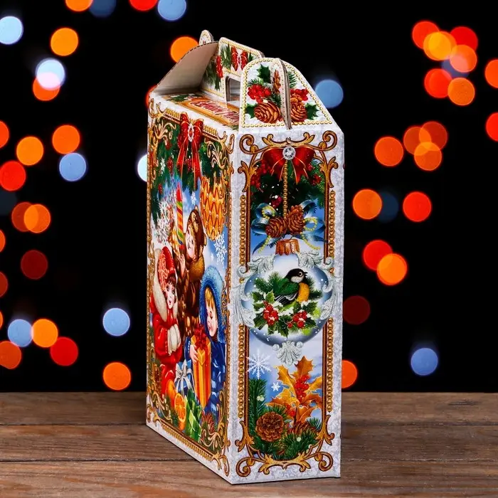 Подарочная коробка Подарочная коробка "Дети" в белом 16,8 х 7 х 25 см