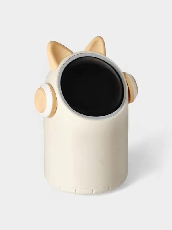 Ведро для мусора сенсорное, 2 л, в ушах и наушниках, бежевое Ведро для мусора сенсорное, 2 л, в ушах и наушниках, бежевое