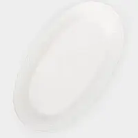 Блюдо сервировочное &laquo;Сьюзен&raquo;, 35&times;20&times;3 см, керамика, белое