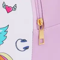 Рюкзак дет 18*8*23 см, Единорог, отд на молнии, сиреневый