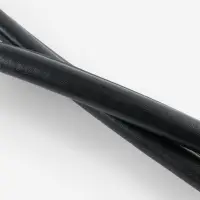 Ручка для сумки, 60&times;1 см, с пришивными петлями 3.5 см, цвет чёрный, серебряный