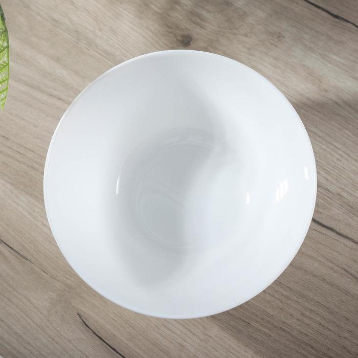 Салатник стеклокерамический ZELIE, d=18 см, цвет белый Салатник стеклокерамический ZELIE, d=18 см, цвет белый