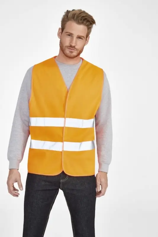 Жилет светоотражающий Secure Pro оранжевый неон, размер 10/14 лет Жилет светоотражающий Secure Pro оранжевый неон, размер 10/14 лет