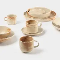 Кружка Magistro Organic brown, 320 мл, фарфор, бежевая