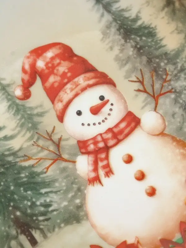 Посуда новогодняя «Новый Год», набор 4 предмета: тарелка Посуда новогодняя «Новый Год», набор 4 предмета: тарелка