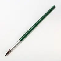 Кисть для рисования из волоса пони круглая №10 (диаметр обоймы 6 мм; длина ворса 24 мм)