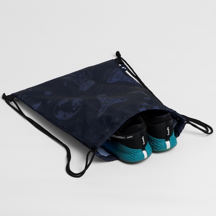 Мешок для обуви  Мешок для обуви "Роскосмос", синий