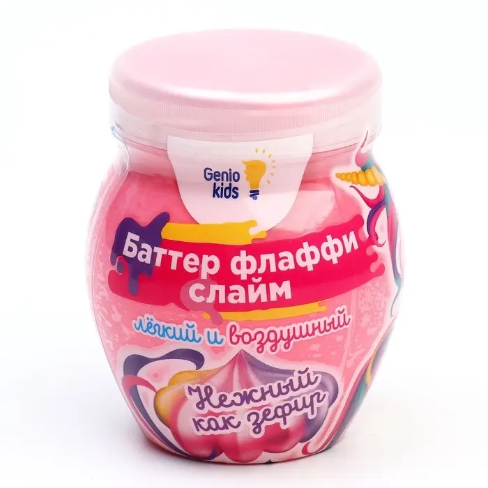 Игрушка Флаффи-слайм &laquo;Мялка-жмялка&raquo;, зефирная, МИКС