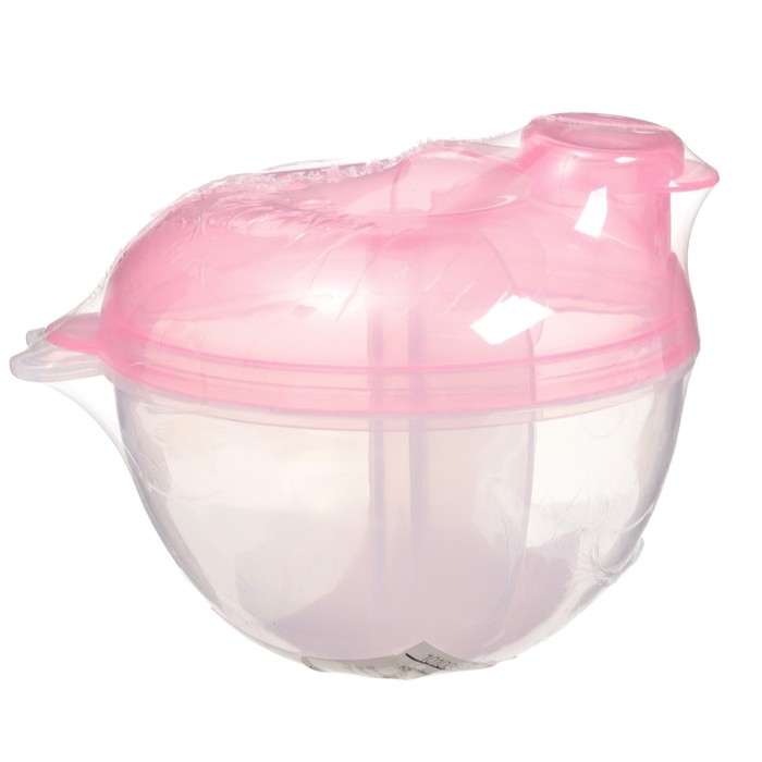 Контейнер для хранения детского питания, 3 секции по 60 мл., 9,5х8,5 см., 180 мл., цвет МИКС Контейнер для хранения детского питания, 3 секции по 60 мл., 9,5х8,5 см., 180 мл., цвет МИКС