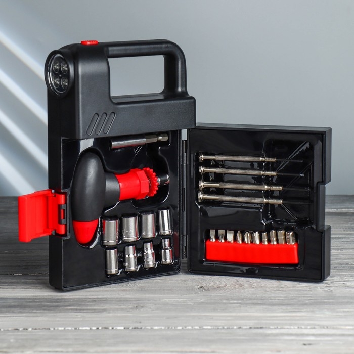 Набор инструментов в фонаре «На пути», 24 предмета Набор инструментов в фонаре «На пути», 24 предмета