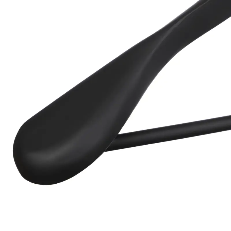 VETTA Вешалка деревянная для верхней одежды, софт тач, 44.5x23x5,8см, черная