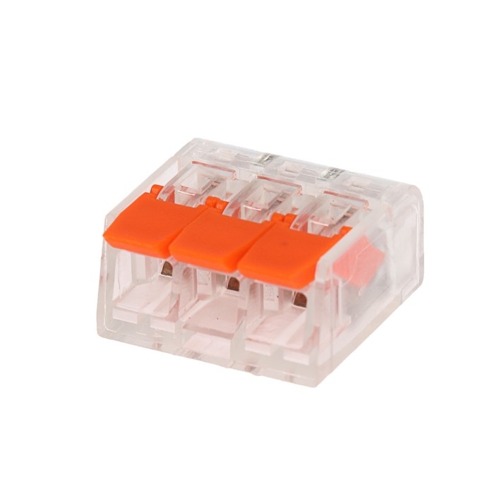 Строительно-монтажная клемма, СК-335, 32А, 0.2-4 мм2, 3 отверстия, набор 10 шт Строительно-монтажная клемма, СК-335, 32А, 0.2-4 мм2, 3 отверстия, набор 10 шт