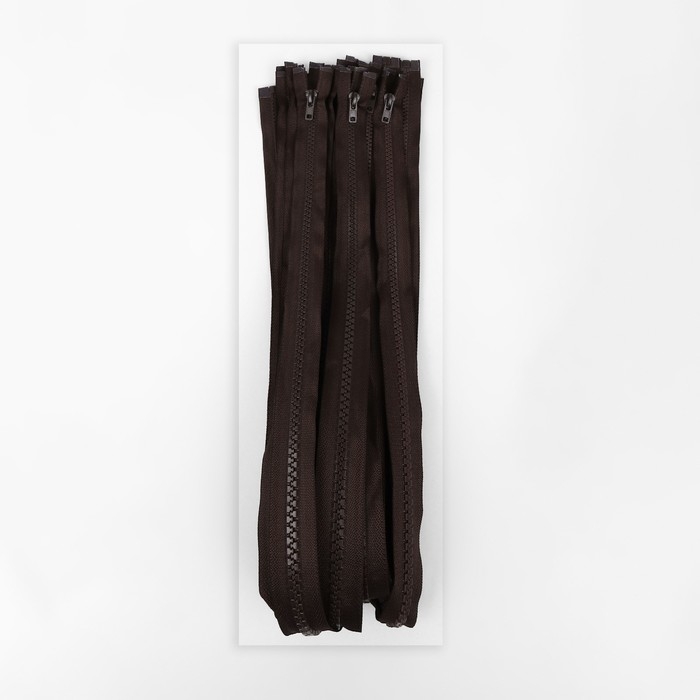 Молния «Трактор», №8, разъёмная, замок автомат, 80 см, цвет коричневый, цена за 1 штуку Молния «Трактор», №8, разъёмная, замок автомат, 80 см, цвет коричневый, цена за 1 штуку