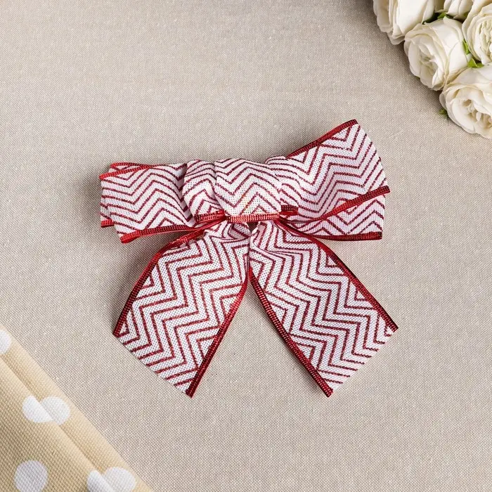 Бант праздничный «Ретро», синий , красный, 20 х 21 см, микс Бант праздничный «Ретро», синий , красный, 20 х 21 см, микс