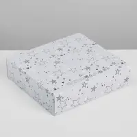 Коробка подарочная, упаковка, &laquo;Для тебя хоть звёзды&raquo;, 20&times;18&times;5 см, БЕЗ ЛЕНТЫ