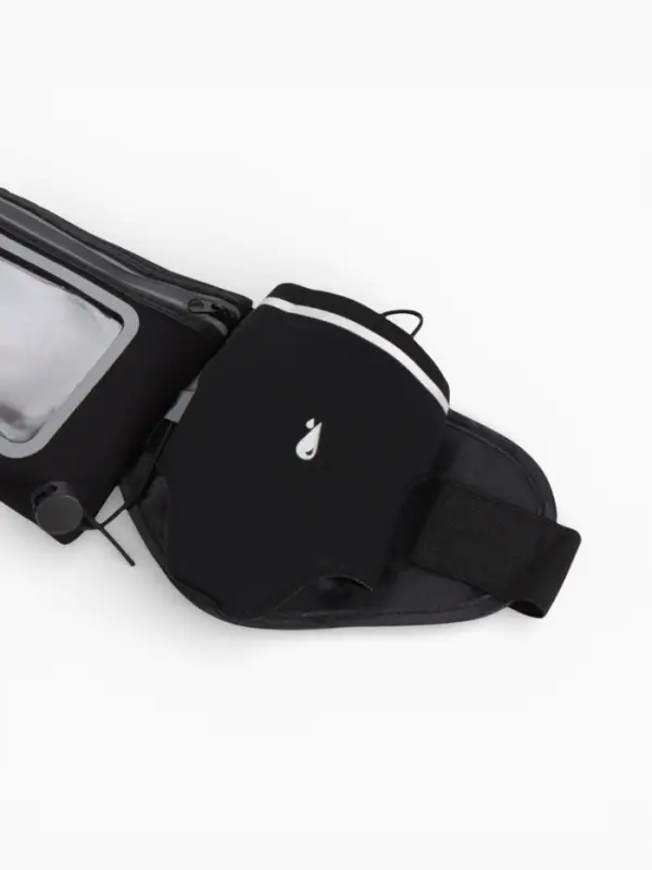 Сумка поясная туристическая, влагозащитная, 52&times;13 см, черная