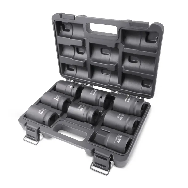 Набор головок для механического гайковерта 1"DR (22-41мм) (8 предметов) AVS NGL01-8I
