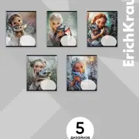 Тетрадь 12 листов в клетку ErichKrause Magic Pet, 60 г/м&sup2;, обложка мелованный картон, МИКС