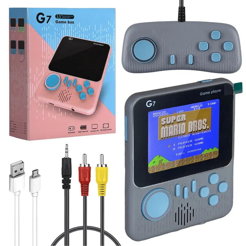Игровая приставка G7 серая 3.5” для 2 пользователей (100шт/кор) Игровая приставка G7 серая 3.5” для 2 пользователей (100шт/кор)