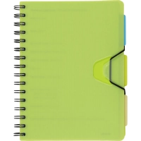 Ежедневник недатированный Bright Colours на спирали, &nbsp;А5, 272 стр., ЛАЙМ