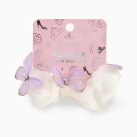 Резинка для волос «Бабочки» бежевая, Принцессы Резинка для волос «Бабочки» бежевая, Принцессы