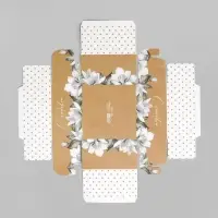 Коробка для кондитерских изделий с PVC крышкой «С любовью», 11.5 х 11.5 х 6 см