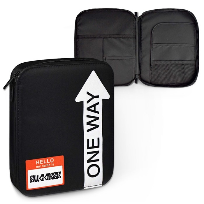 Пенал-футляр мягкий 190 х 230 х 30 мм, текстильный, Феникс Пенал-футляр мягкий 190 х 230 х 30 мм, текстильный, Феникс "Панк" 66335