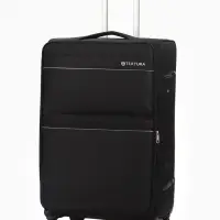 Чемодан на колёсах TEXTURA, кодовый замок, с увеличением, 47&times;30&times;78 см, 28", чёрный