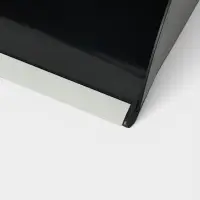 Щётка для пола, совок 26&times;25 см, щётка 25 см, пластиковая секционная ручка 98 см, чёрная