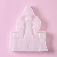 Молд Доляна «Сказочный замок», силикон, 15×12×2 см, цвет белый