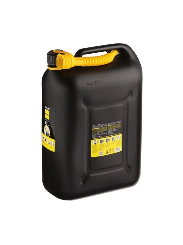 Канистра ГСМ Oktan DIESEL, 25 л, пластиковая, черная