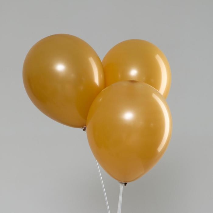 Шар латексный 12 Шар латексный 12", макарун, набор 50 шт., цвет горчичный