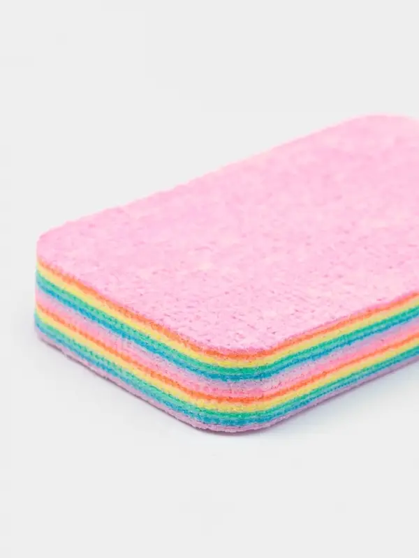 Салфетка многослойная для уборки из микрофибры MicroPVA, 12&times;7 см, 12 слоев