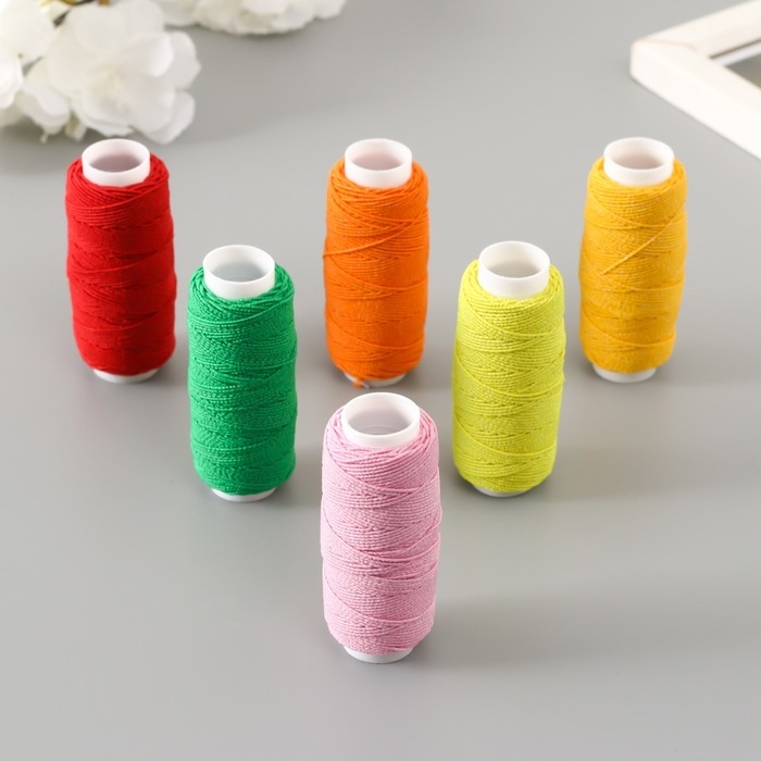 Нить-резинка (спандекс) МИКС, 25 м. Нить-резинка (спандекс) МИКС, 25 м.