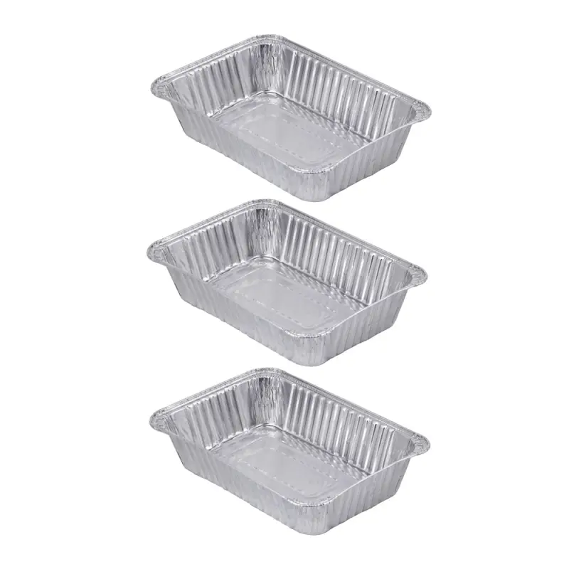 Набор алюминиевых форм для приготовления тм VETTA, алюминий, 22х15,5х4,5см, дно 18x11,5см, 1050мл, L