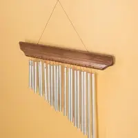 Музыка ветра, 40×23×1 см, бамбук, алюминий