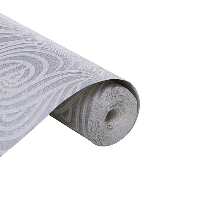 Бумажные обои Флора-2 309-017, 0,53х10,05м, ярко-серый Бумажные обои Флора-2 309-017, 0,53х10,05м, ярко-серый