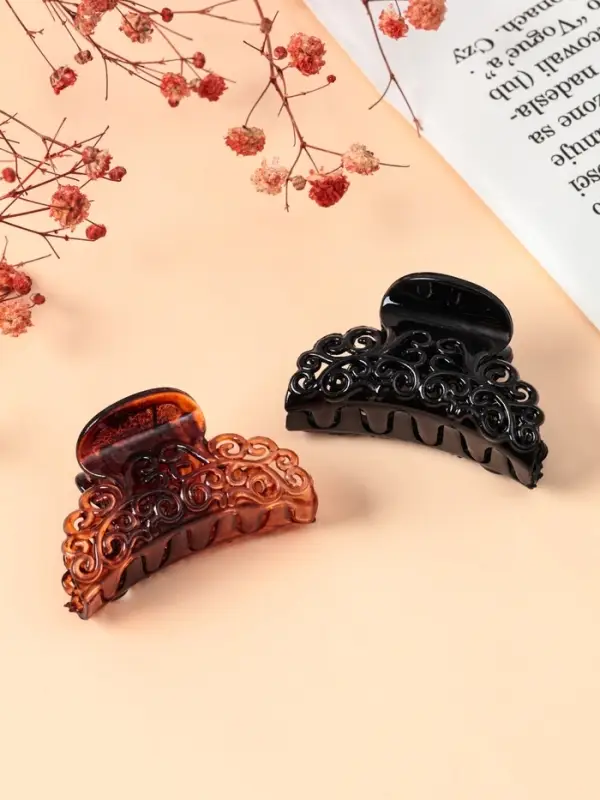 Крабик для волос &laquo;Завитки&raquo;, 4 см, МИКС