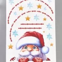 Виниловые наклейки &laquo;Новогодняя история&raquo;, 35 &times; 50 см, 4 листа