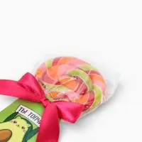 Леденец на палочке &laquo;Ты топчик&raquo;, вкус: грейпфрут, 15 г