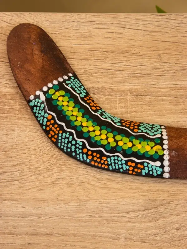 Сувенир "Бумеранг" албезия, 20х6х1 см, МИКС